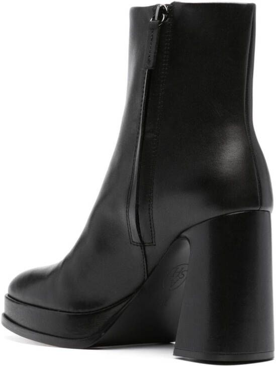 Ash Alyx 100mm leather boots Black