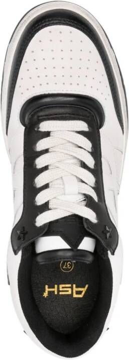 Ash Blake lace-up leather sneakers Black