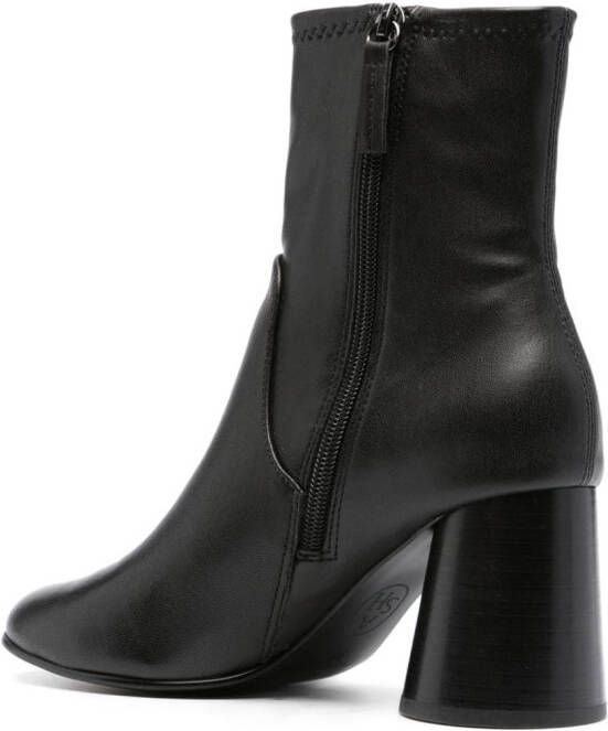 Ash Cl 90mm leather ankle boots Black