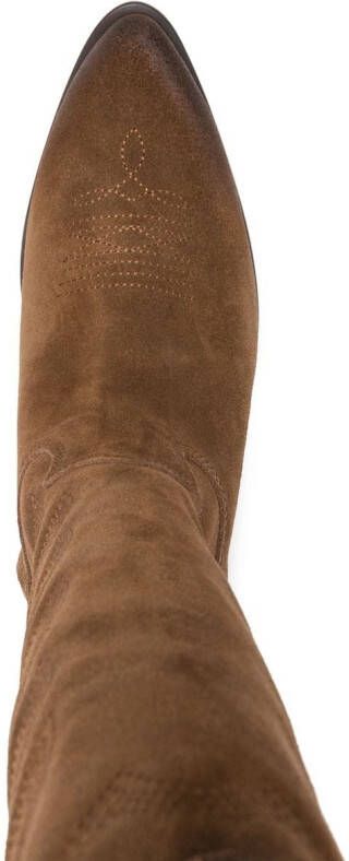 Ash cow-boy slip-on boots Brown
