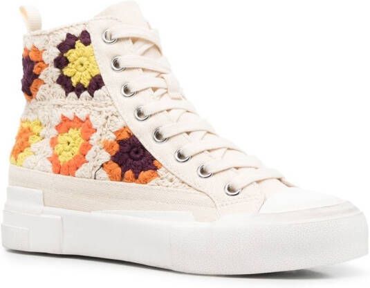 Ash crochet high-top sneakers Neutrals