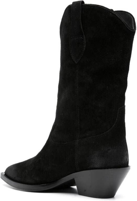 Ash Dalton 55mm suede boots Black