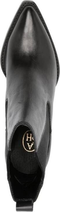 Ash Emi 85mm leather boots Black