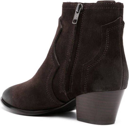 Ash Houston 55mm suede boots Brown