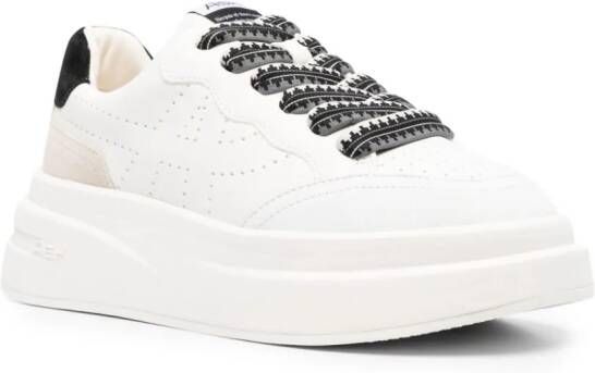 Ash Impuls 55mm leather platform sneakers White