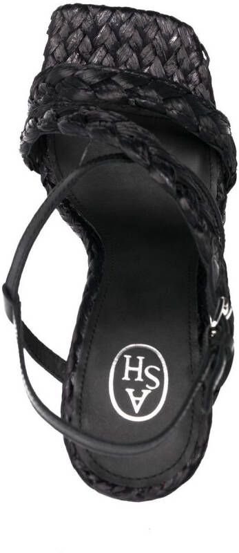 Ash Jane 105mm sandals Black