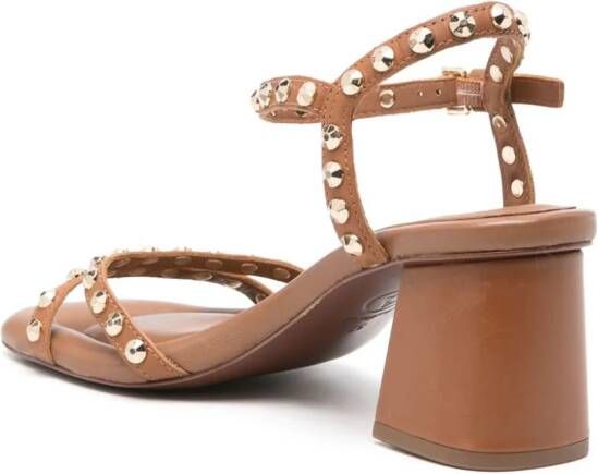 Ash Jody 75mm leather sandals Brown