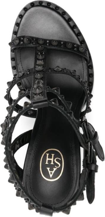 Ash Kabuki 100mm studded sandals Black