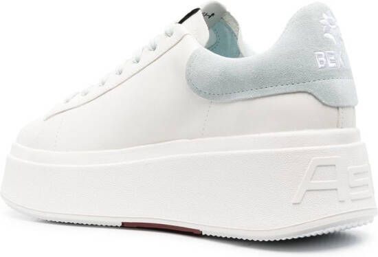 Ash low-top platform sneakers White
