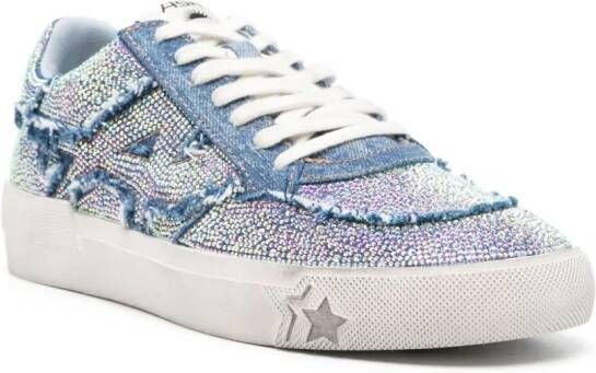 Ash Malibu Strass crystal-embellished sneakers Blue