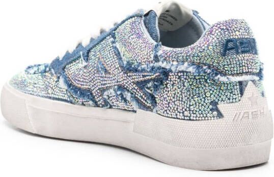 Ash Malibu Strass crystal-embellished sneakers Blue