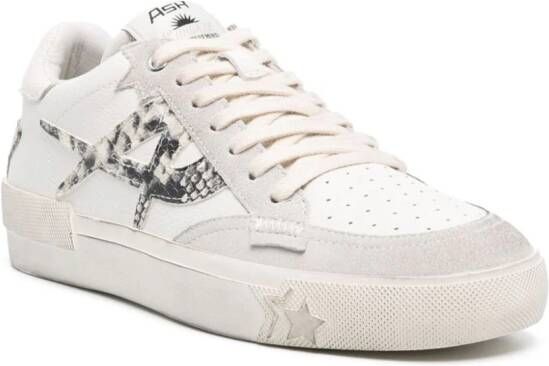 Ash Moonlight leather sneakers White