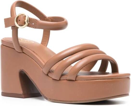 Ash Ony 95mm leather sandals Brown