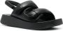 Ash padded-design leather sandals Black - Thumbnail 2