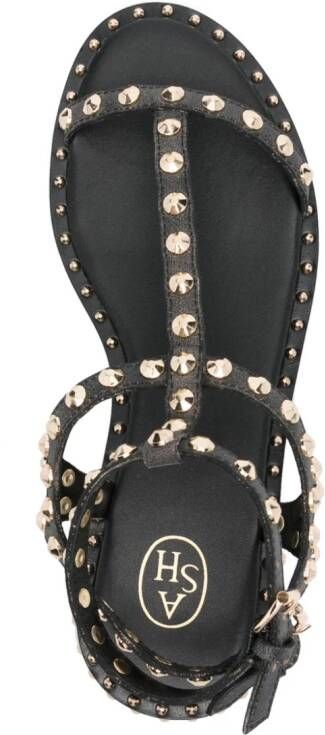Ash Panic stud-embellished sandals Black