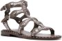 Ash Patcha studded leather sandals Brown - Thumbnail 2