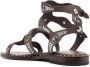 Ash Patcha studded leather sandals Brown - Thumbnail 3
