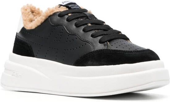 Ash perforated-logo chunky sneakers Black