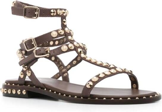 Ash Play leather sandals Brown