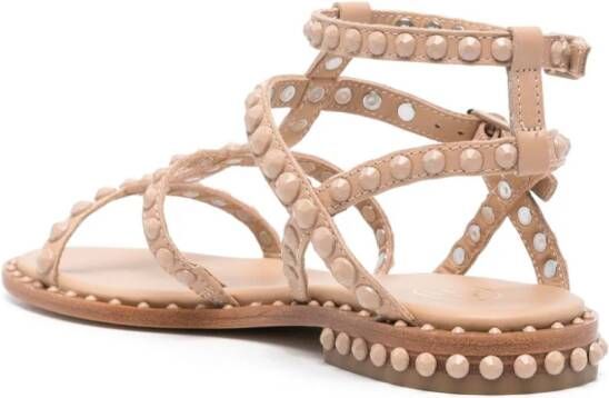 Ash Precious Bis stud-embellished sandals Neutrals