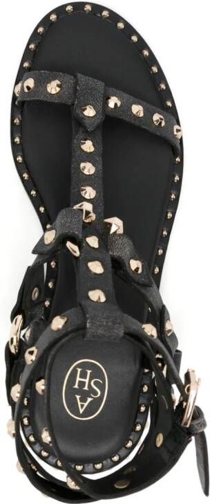 Ash Pulp studded leather sandals Black