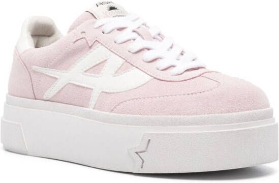 Ash Star Moon suede sneakers Pink