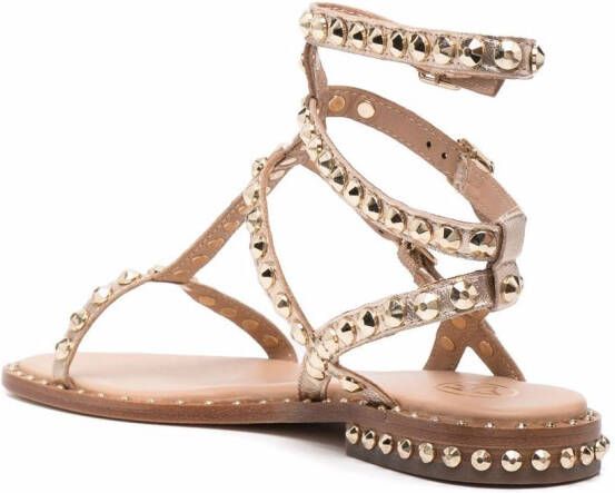 Ash studded Play sandals Gold