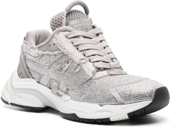 Ash The Race rhinestone-embellished sneakers Silver