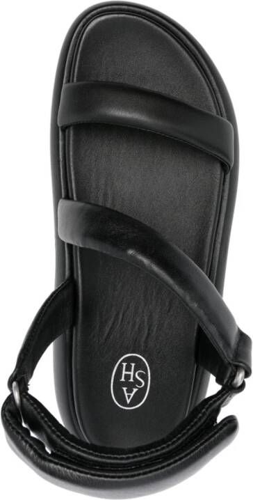 Ash Vanessa 50mm leather sandals Black