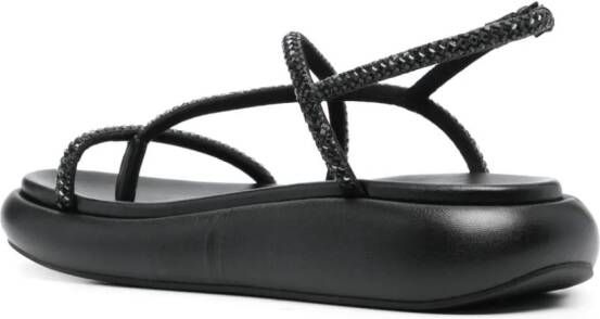 Ash Vera rhinestone-embellished sandals Black