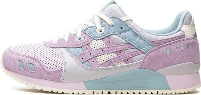 ASICS colour-block lace-up sneakers Pink