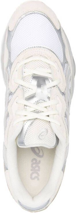 ASICS layered low-top sneakers White