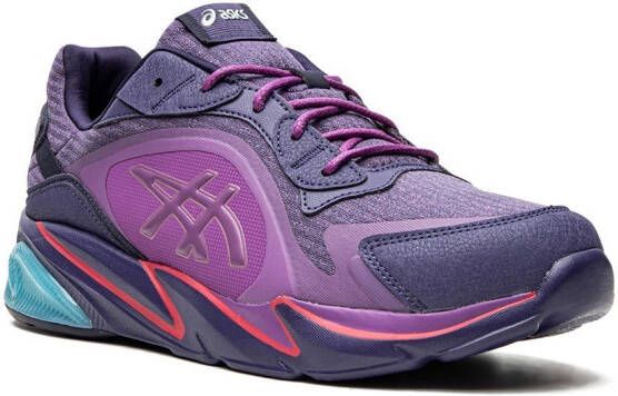 ASICS logo-patch lace-up sneakers Purple