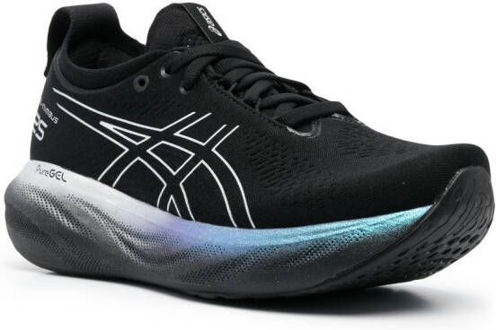 ASICS low-top lace-up sneakers Black