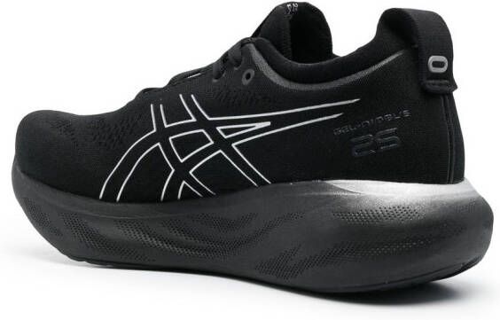 ASICS low-top lace-up sneakers Black