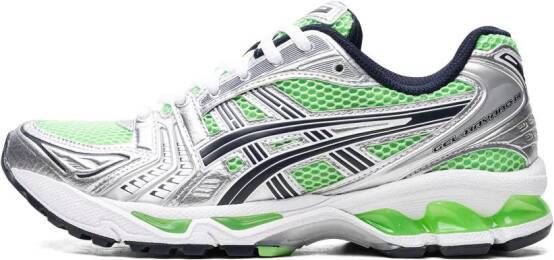 ASICS mesh-panelling lace-up sneakers Silver