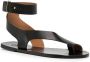 ATP Atelier Aquara cut-out leather sandals Black - Thumbnail 2