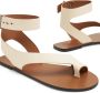ATP Atelier Aquara single-toe strap sandals White - Thumbnail 4