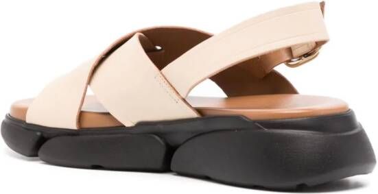 ATP Atelier Barisci 45mm leather sandals Neutrals