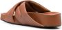 ATP Atelier crossover-strap leather sliders Brown - Thumbnail 3