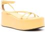 ATP Atelier Nole 80mm leather platform sandals Yellow - Thumbnail 2