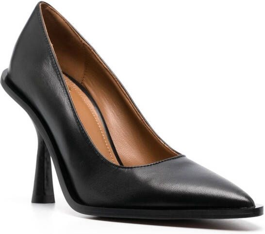 ATP Atelier pointed-toe leather pumps Black