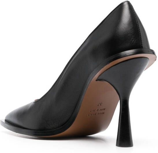 ATP Atelier pointed-toe leather pumps Black