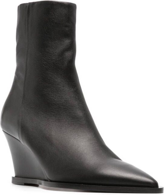ATP Atelier Pratella 76mm leather boots Black