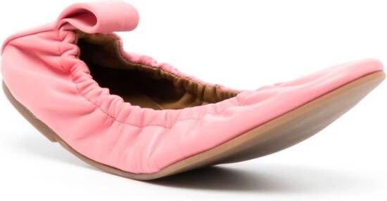 ATP Atelier Teano leather ballerina shoes Pink