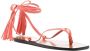 ATP Atelier Tortona tassel-detail sandals Orange - Thumbnail 2