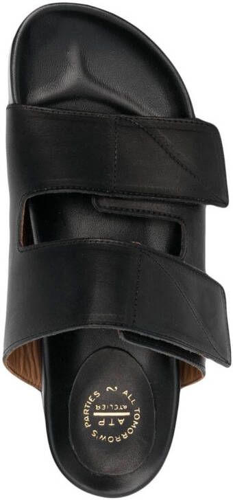 ATP Atelier touch-strap sandals Black