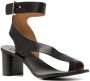 ATP Atelier Volparo 55mm leather sandals Black - Thumbnail 2