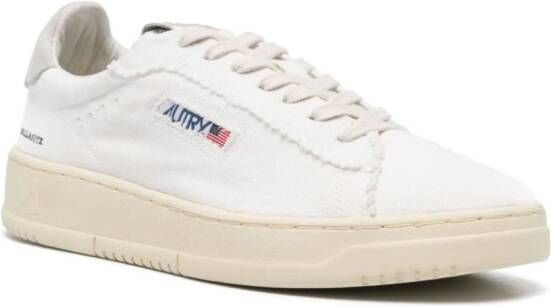 Autry 01 Medalist twill sneakers White