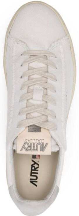 Autry 01 Medalist twill sneakers White